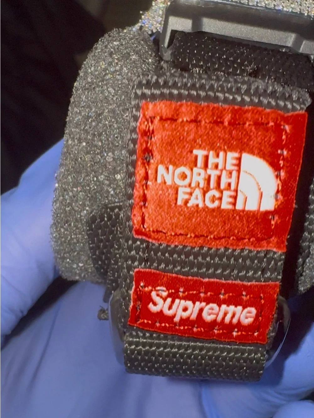 The North Face Black Strap Digital Watch with Silver Crystal Bezel